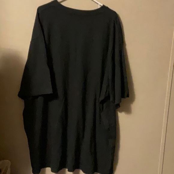 Black Graphic Tee with Blue Godzilla Print - Picture 3 of 4